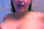 A sexy girl in the shower