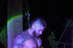 Shower at night