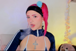 Emmy with high ponytail hehehehhe