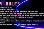 Rules 🚫