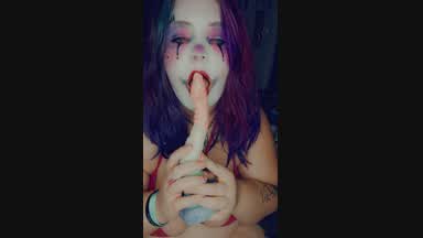 Sexy clown 1 blowjob