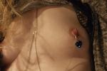 Fan decorates my nipples