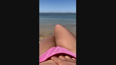 Horny at the beach