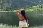 taking a walk around the lake