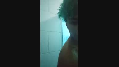 caralov in the bathroom