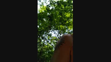 countrybeef — Public park naked stroke and cum!