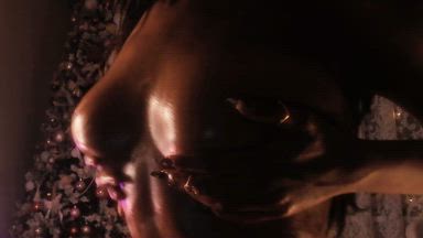 Boobs + oil :p