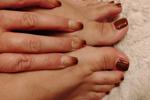 🍂🍁November pedicure and manicure photo set 🍁🍂