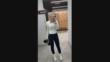 Bunny in the gym :)