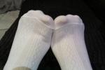 clean white socks