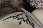 tattoo on my pubis ;)