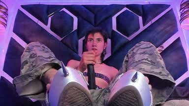 Admire my heels while I touch my dick