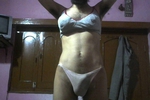Me in aunt bra and panty