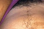 My happy trail and peek of bush