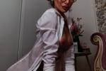 White  Lingerie  looks best  on me !