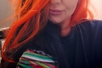 #ladyinRED❤️#luciouslips💋🧡🖤
