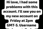 new account