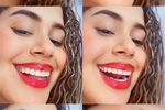 eyes and lips and perfect smile