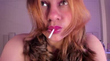 Enjoy my hot saliva