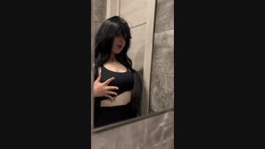 In the mirror