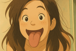 Studio Ghibli-style Ahegao ;-)