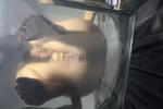 View under the see-through chair