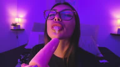 Great blowjob with saliva