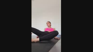 a piece of my stretching class