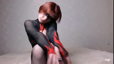 Dance in fishnets and red stilettos