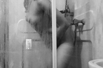 in the shower