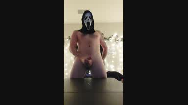 Daddy Ghost Face cums in your face