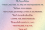 My Room Rules