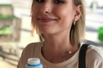 Kate Drinking Kefir
