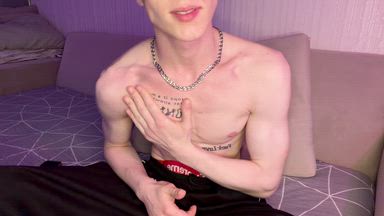 OILED JERK OFF / CUMSHOW