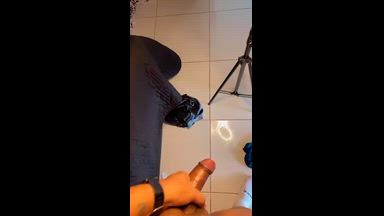 playing with my cock
