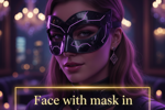 Face with Mask in Premium pvt