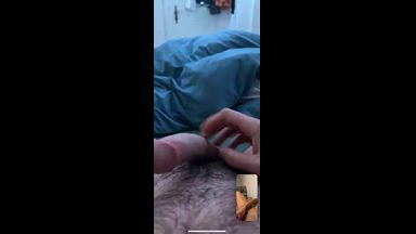 Videocall with bf masturbating