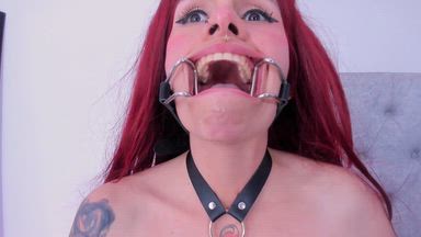 OPEN MOUTH + DEEP THROAT+ SALIVA 🥵💦