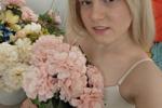 Your sweetheart with the flowers :3