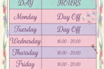 Stream Schedule