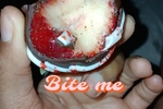 Cookies and strawberries