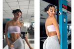 Emma in the gym
