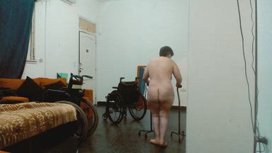 Walking naked with my canes♥