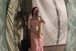 show U my home  outfit with my art behing me