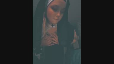 Nun with a dildo❤️💋