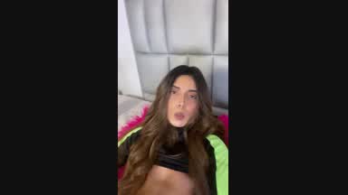 Touching and rubbing a little
