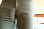 big uncut cock dripping precum โ cock bulges