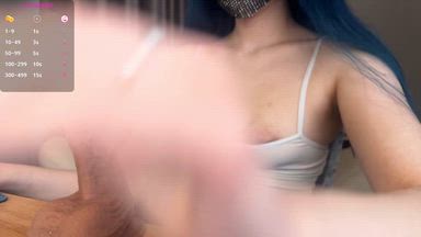 Topless+jerking dildo SOUND ON