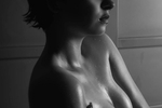 black and white