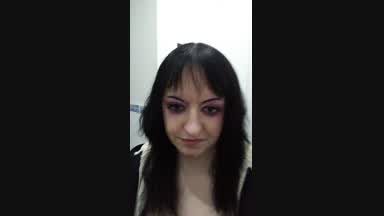 Dripping wet hairy pussy in the bathroom